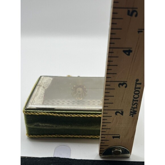 Vintage 1970's Christmas Tree Living Room Scene Diorama Wooden Doll Shadow Box - Picture 10 of 11